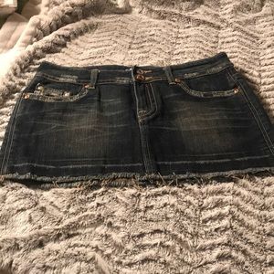 Miss Me Jean Mini Skirt